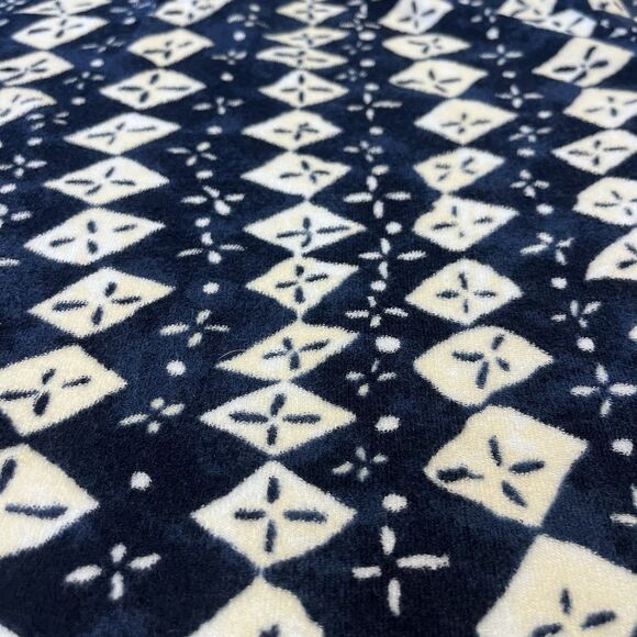 J Crew Shirt Mens L oarsman Textured Terry Cloth Toweling Polo AOP Geometric - Picture 6 of 11